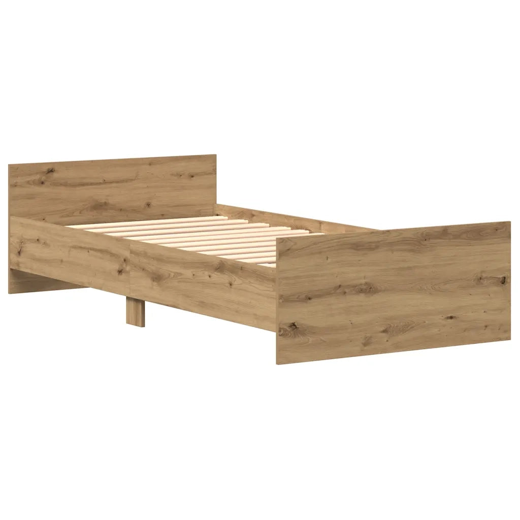 Giroletto senza Materasso Rovere Artigianale 75x190 cm 862311