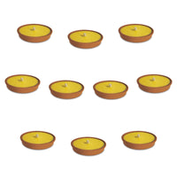 Candela alla Citronella per Giardino in Terracotta 10 Pz Verdelook Formato: 10 cm