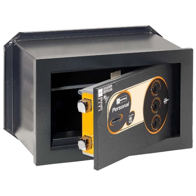 CASSAFORTE CON CHIAVE E COMBINAZIONE MECCANICA 'PERSONAL' MOTTURA 230x350x200 - MOTTURA