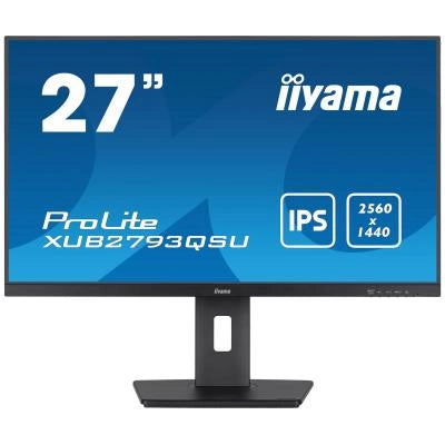 Iiyama xub2793qsu-b7 monitor pc 68,6 cm (27") 2560 x 1140 pixel wide quad hd led nero - 157270