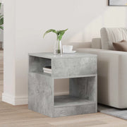 Tavolino Grigio cemento 40,5 x 40 x 45 cm Legno multistrato 890918