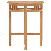Tavolo da Bistrot Ø60x75,5 cm in Legno Massello di Teak 315463