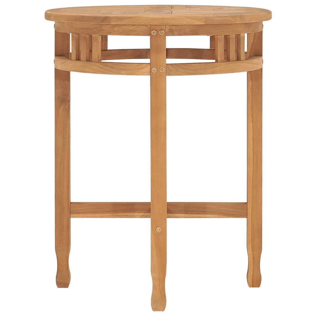 Tavolo da Bistrot Ø60x75,5 cm in Legno Massello di Teak 315463