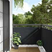 Paravento da Balcone-Pannello per balcone Antracite 90x300 cm in Tessuto Oxford