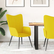 Sedia Relax Giallo Senape in Tessuto 327948