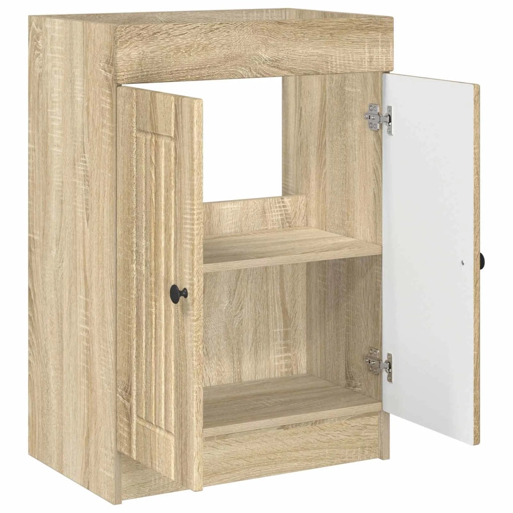 Mobiletto da bagno sotto il lavello Rovere Sonoma 890036
