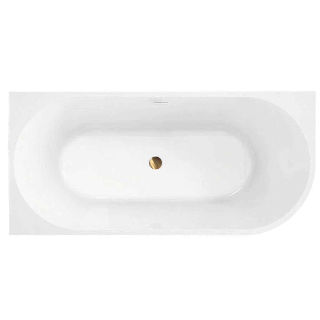 Vasca Bagno Sydney Bellanto Bellanto Sinistra 170cm Copritappo oro spazzolato
