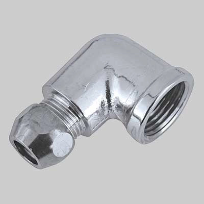 RACCORDO CURVO FEMMINA CROMATO  10x1/2     VA ALBERTONI