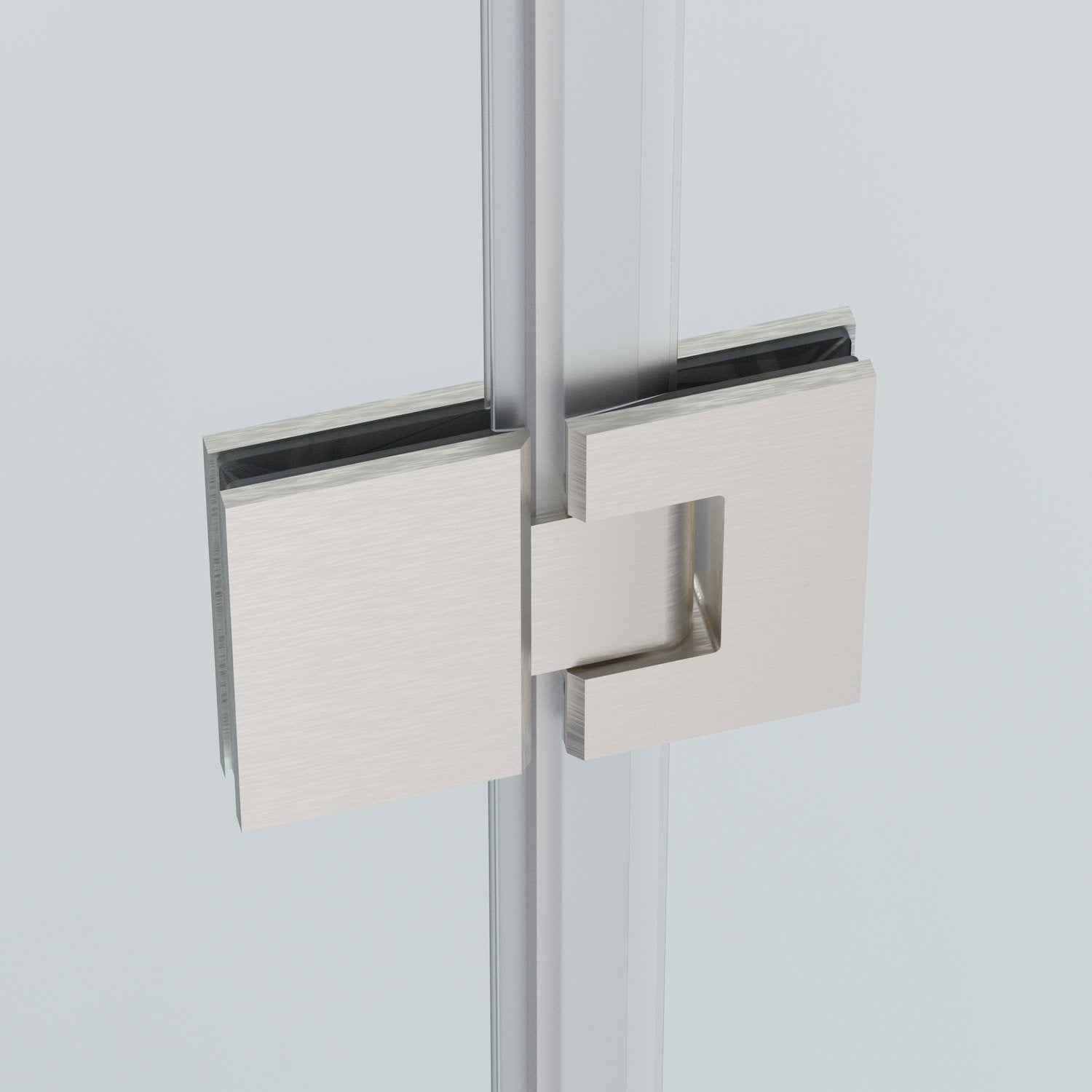 Box doccia angolare 110x120 cm apertura due ante battenti H200 cm cristalli trasparente 6 mm profilo SATINATO GIOIA