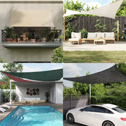 Vela Parasole 160 g/m² Verde Scuro 2x4 m in HDPE 311449
