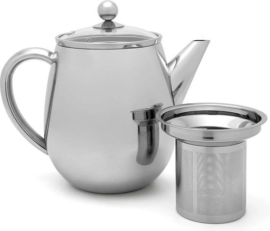 Teiera in acciaio inossidabile 11 litri - Duet Eva con filtro e infusore - resistente al calore e al lavastoviglie - mantiene la temperatura ottimale