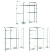 Traliccio da giardino a forma di U resistente e adatto per piante rampicanti 181 x 31 x 182,5 cm acciaio verde 02_0055609