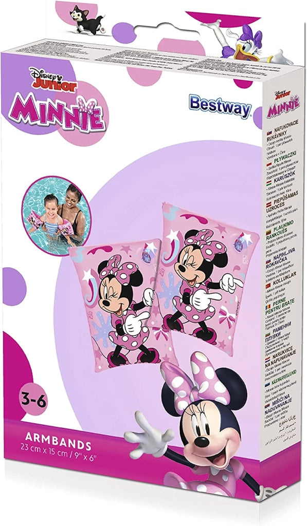 BESTWAY BRACCIOLI GONFIABILI PER BAMBINA DI MINNIE 3-6 ANNI