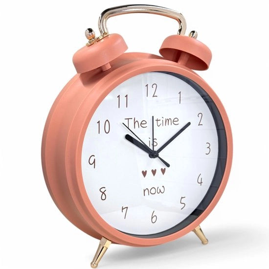 Orologio da Muro XL - Design Retro - Grande Faccia Oraria - Visualizzazione dell'Ora Chiara - Alarmando Decorativo - Olografo di Alta Qualità in Materiale Plastico