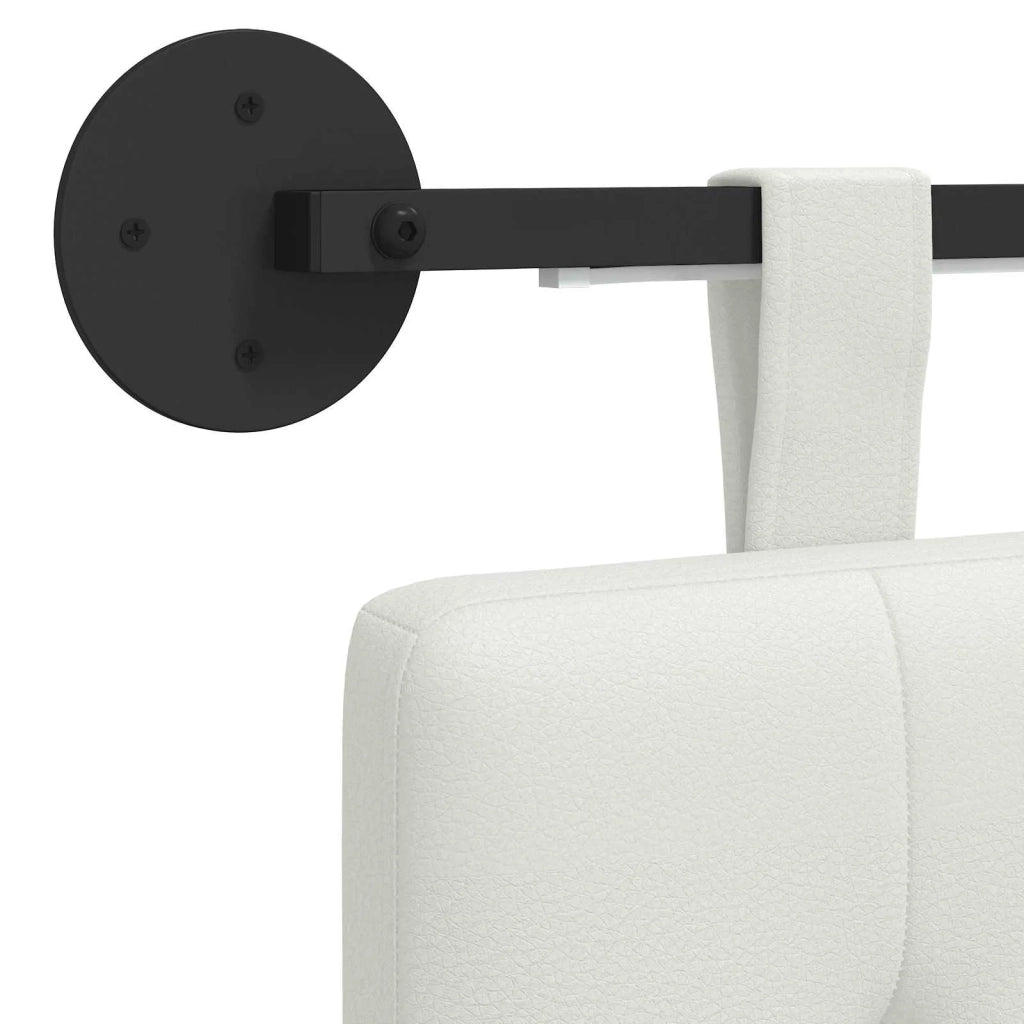 Testiera | Testata sospesa Con luce LED Bianco Similpelle