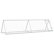 Gabbia per conigli in argento 400 x 105 x 91 cm in acciaio zincato Argento 02_0041697