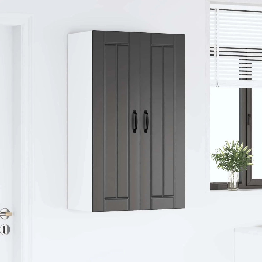 Armadietto a muro LUCCA Nero 60 x 31 x 100 cm