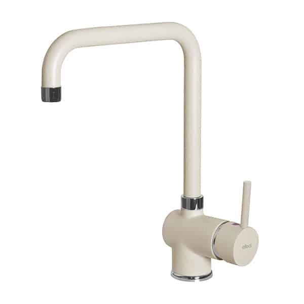 Rubinetto Miscelatore Cucina Elleci Senna Granitek Bianco Antico MGKSEN62