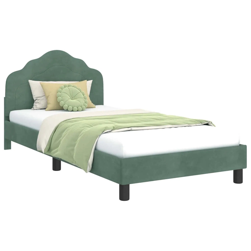 Struttura letto bambini con testata-Giroletto per bambini Verde Mare 90 x 200 cm 821208