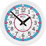 Cronografo per bambini - Orologio per la camera da letto dei bambini - Impara l'ora - Orologio per bambini con progetto di apprendimento dell'ora, quadrante 24 ore e luce notturna - Dimensioni 29 cm