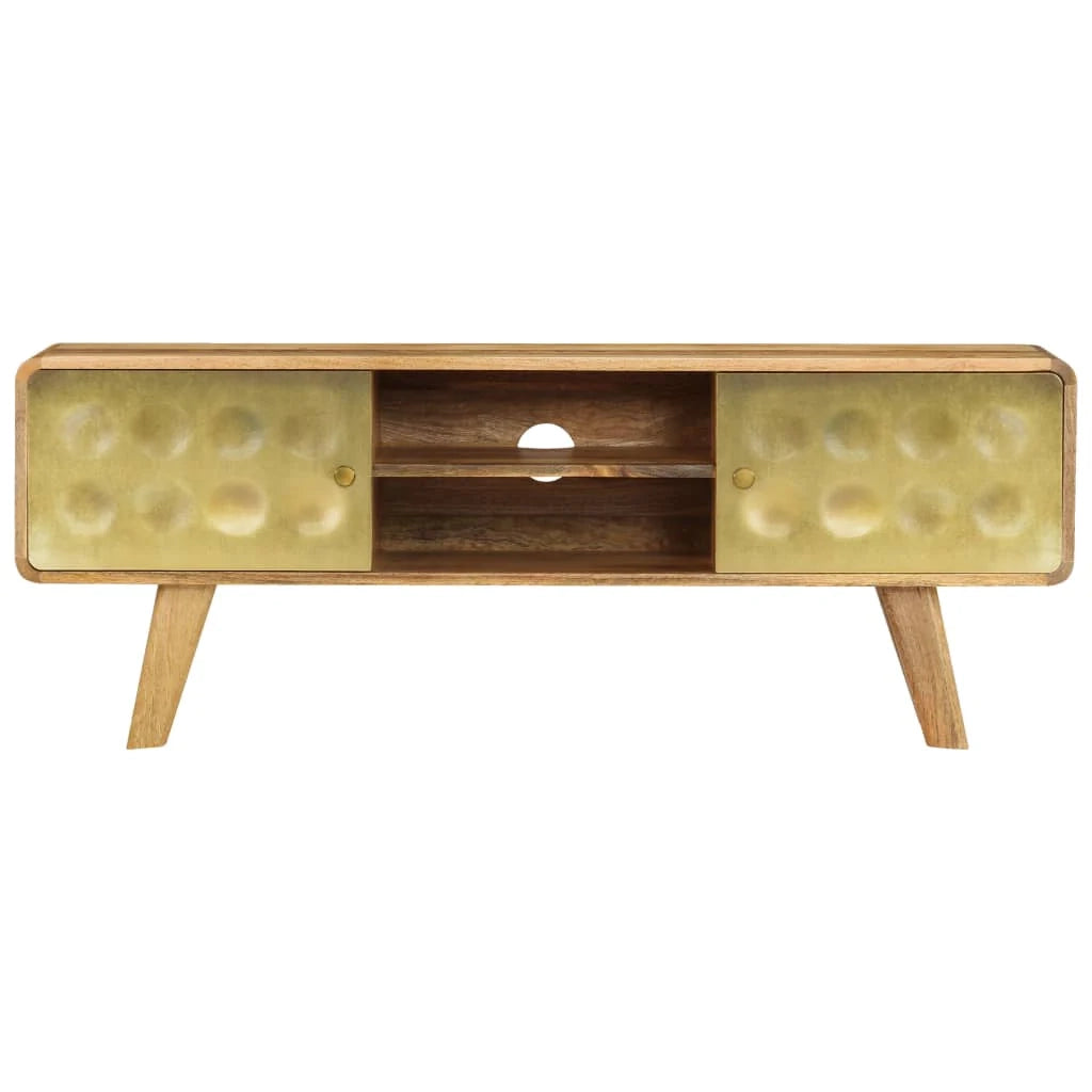 Pratico mobile porta TV/credenza di design in legno massello di mango 120 cm 2502138
