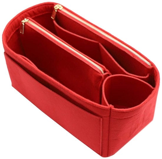 Organizzatore di viti con cerniera, adatto per la Speedy Neverfull, Modellatore di borsa, rosso (B-rosso), grande