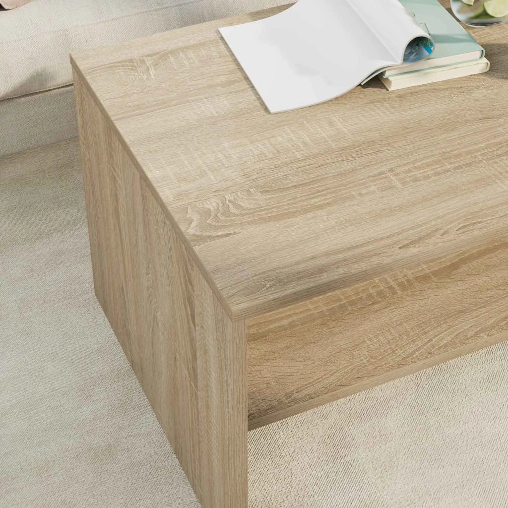 Tavolino da salotto | Tavolino da caff¨¨ | Tavolino da Soggiorno Rovere Sonoma 80 x 50 x 40 cm