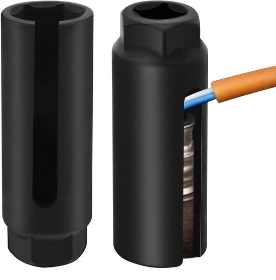 Chiodatore a sonde di ossigeno 22 mm - Strumento per la misurazione dell'ossigeno - Materiale Chroom-Vanadium-Staal - Lunghezza 90 mm - Accoppiamento 3/8" & 1/2" - Progettazione della testa per un utilizzo sicuro