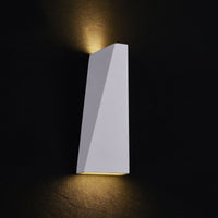 Lampada da parete Outdoor in Metallo Times Square Bianco