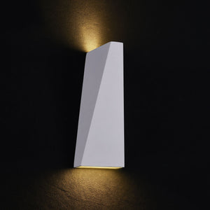 Lampada da parete Outdoor in Metallo Times Square Bianco