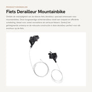 Derailleur posteriore - 3x7/8/9 velocità - Leggero - Materiale di alta qualità - Installazione rapida - Progetto robusto - Cambio velocità per bicicletta