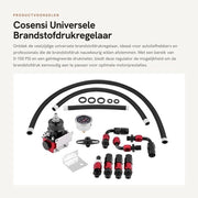 Regolatore di pressione del combustibile 0-100 psi - Regolatore regolabile - Misuratore di pressione del combustibile - Allosteria in alluminio CNC - Leggero - Elevate prestazioni - Kit di regolatore di pressione del combustibile