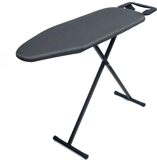 Tavolo da stiro pieghevole - Copertura termoresistente - Altezza regolabile - Peso leggero - Chiusura sicura per bambini - Supporti robusti in acciaio 31 x 91 cm - Tavolo da stiro