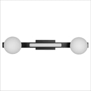Applique Magnet Milagro nero/bianco LED 13W 2xG9 vetro