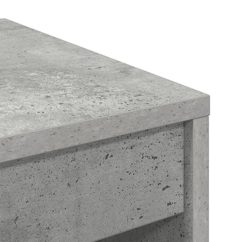 Scrivania Grigio cemento Truciolare 60 x 40 x 76 cm Scrivania
