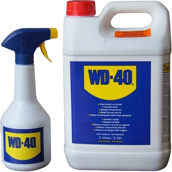 SBLOCCANTE LUBRIFICANTE WD-40 IN TANICA Tanica 5 lt + Dosatore - WD-40