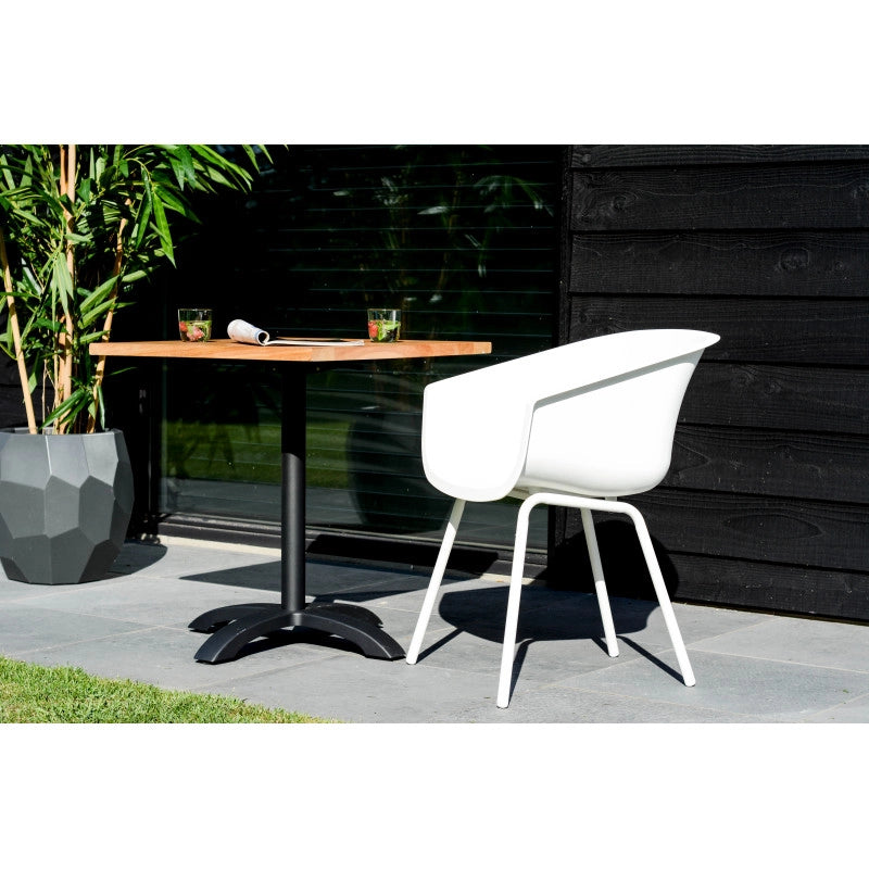 Set di 2 sedie AMALIA Element Alu HARTMAN - Bianco