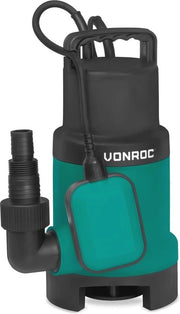 Pompa a doppio effetto 900W - Pompa per acque con vettore - 16000 l/h per acque reflue e acqua potabile
