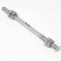 Ruota Pneumatica per Carriola 35 cm Gomma 3.50-8 + Asse Corto 170mm  Incluso