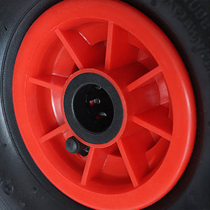 Ruota Pneumatica per Carrello 26 cm Gomma 3.00-4 con Camera d'aria Antiforatura