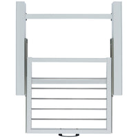 Kit Congiunzione per Lavatrici e Asciugatrici con Ripiano Stendino Estraibile