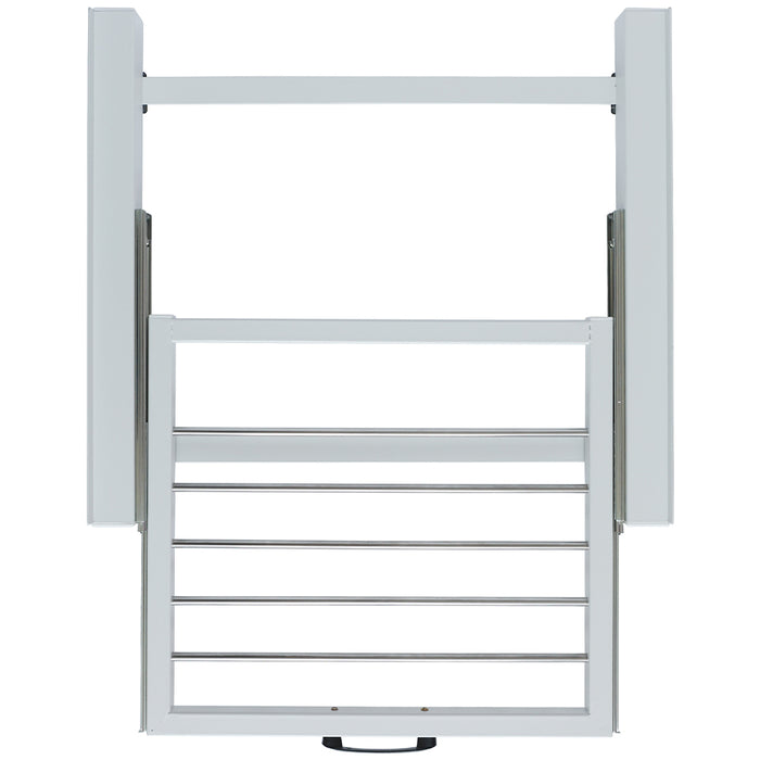 Kit Congiunzione per Lavatrici e Asciugatrici con Ripiano Stendino Estraibile