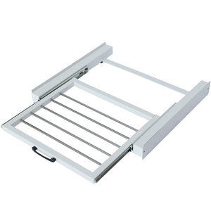 Kit Congiunzione per Lavatrici e Asciugatrici con Ripiano Stendino Estraibile