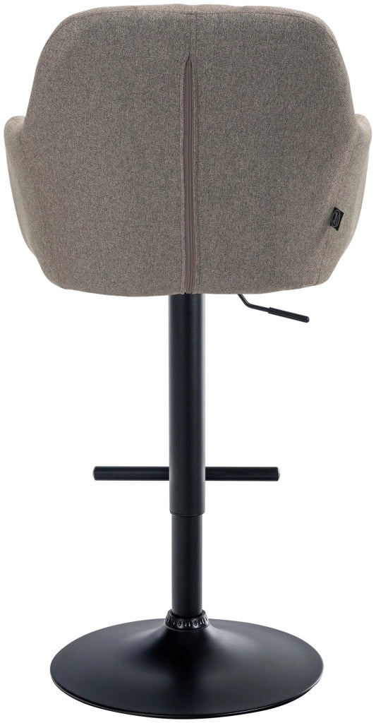 Barhocker Natoma Stoff schwarz