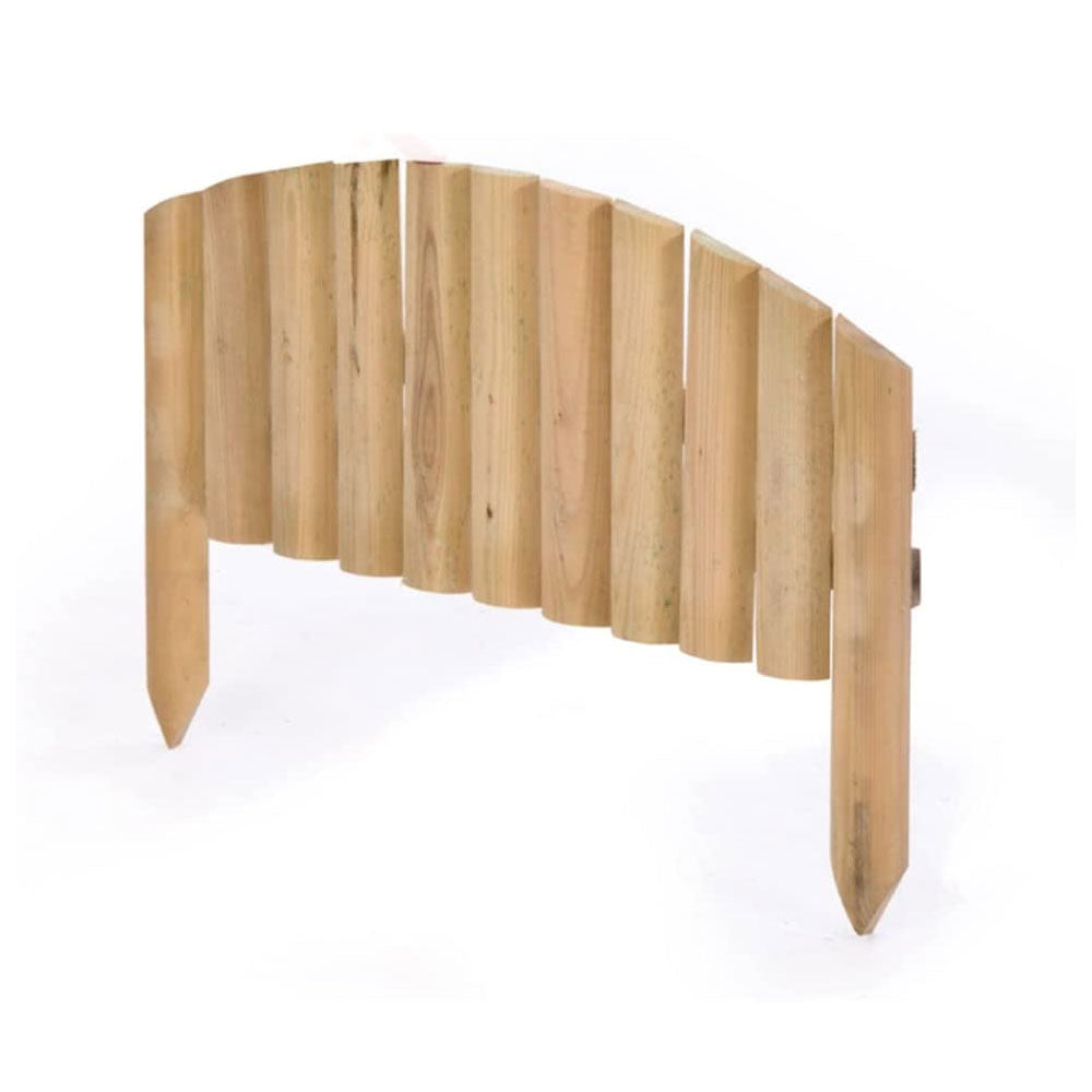 Staccionata in Legno ad Arco Recinzione Giardino a Onda Verdelook