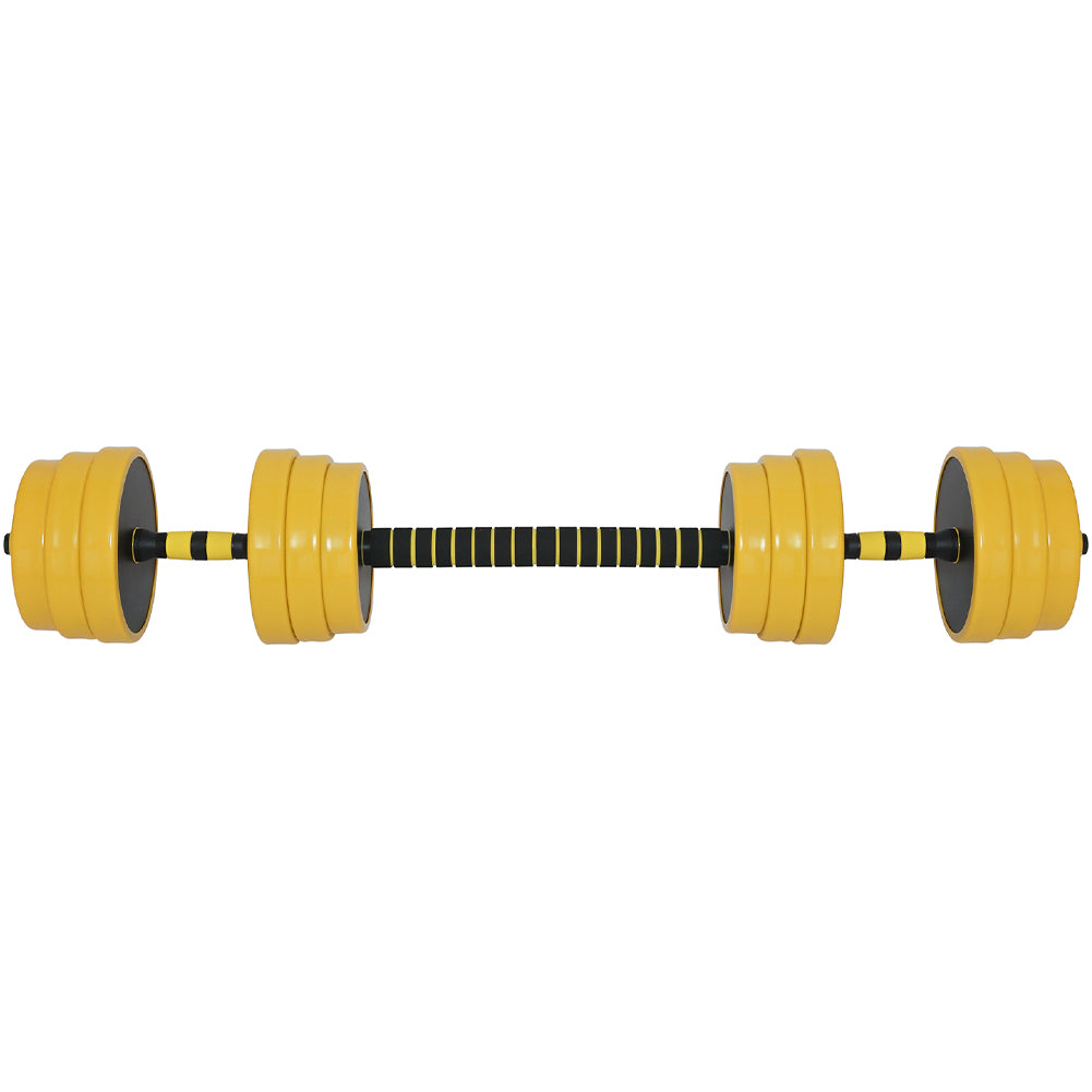 Set Manubri da 25kg (4x2.5kg+4x2kg+4x1.5kg) Bilanciere Pesi Fitness Allenamento