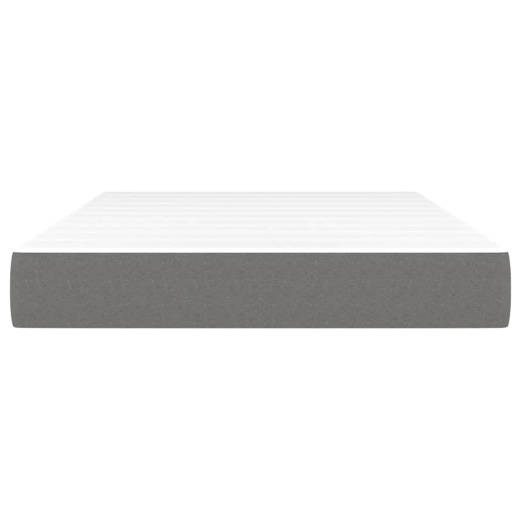Materasso a Molle Insacchettate-Materasso per letto Grigio Scuro 120x200x20 cm