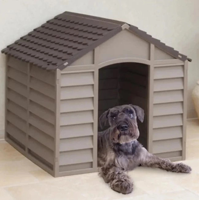 CUCCIA PER CANI CANE IN PVC MARRONE 78X84X60/80H