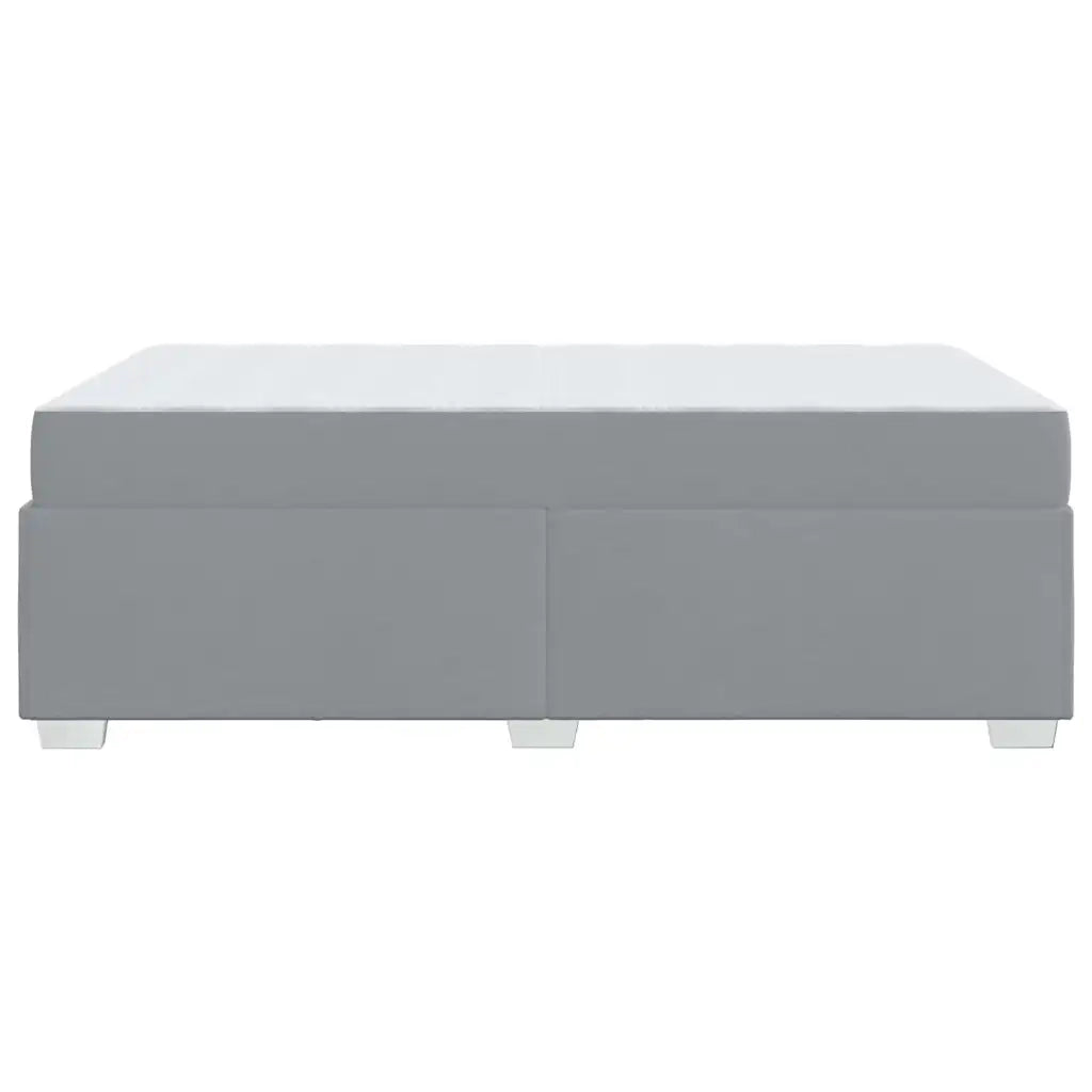 Struttura del letto Grigio chiaro 120 x 200 cm Tessuto