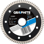 Topex 57h620 disco diamantato, 1 115 22,2 mm, turbo, super fine
